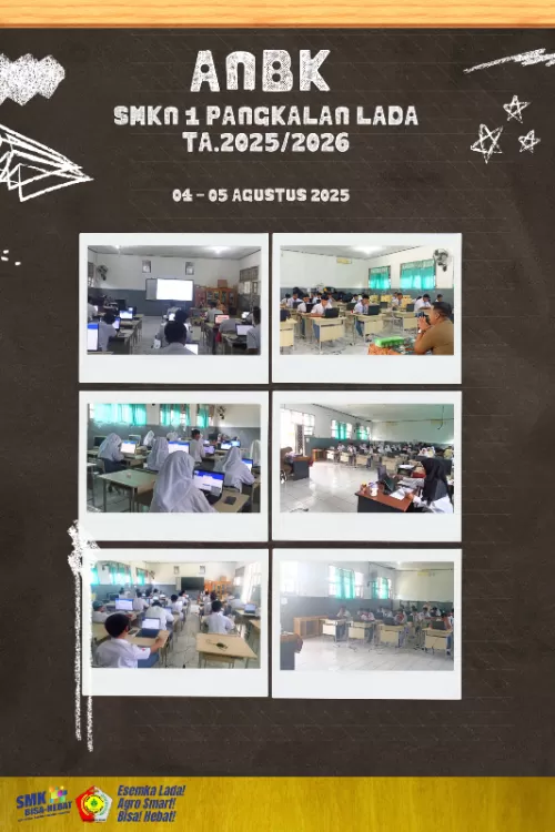 SMK Negeri-1 Pangkalan Lada Sukses Laksanakan ANBK Tahun 2025