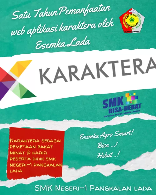 SMK Negeri-1 Pangkalan Lada Manfaatkan Web Aplikasi Karaktera untuk Penilaian Karakter Siswa Selama Satu Tahun