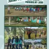 Senam dan Joging di Area Joging Track Jumat Pagi