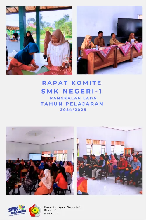 Pertemuan Komite SMK Negeri 1 Pangkalan Lada Bahas Rencana Perpisahan Kelas XII Tahun Pelajaran 2024/2025