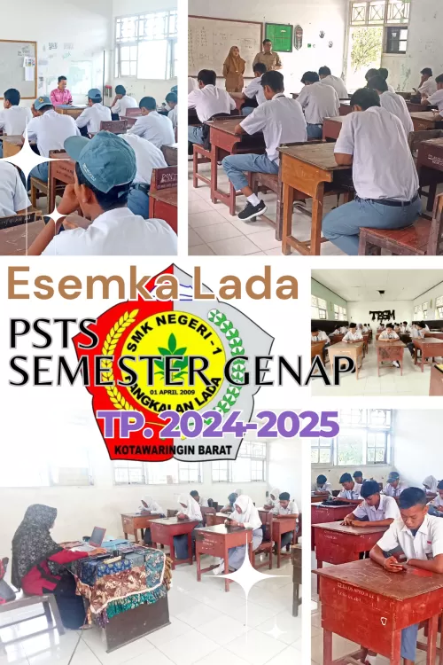 SMK Negeri-1 Pangkalan Lada Laksanakan PSTS Genap berbasis Google Form
