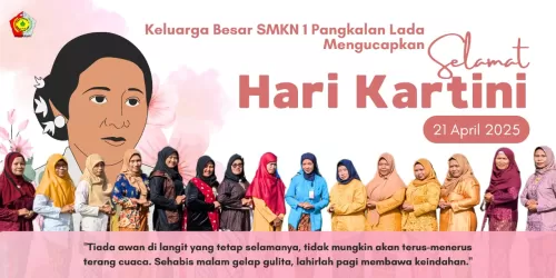 SMK Negeri-1 Pangkalan Lada Gelar Upacara Peringatan Hari Kartini 2025