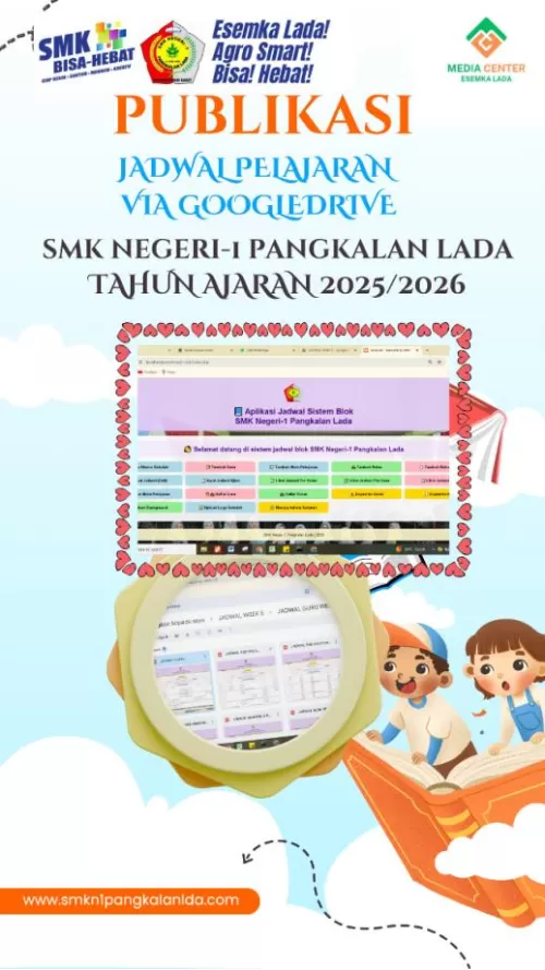 Publikasi Jadwal Pelaksanaan SMK via Google Drive