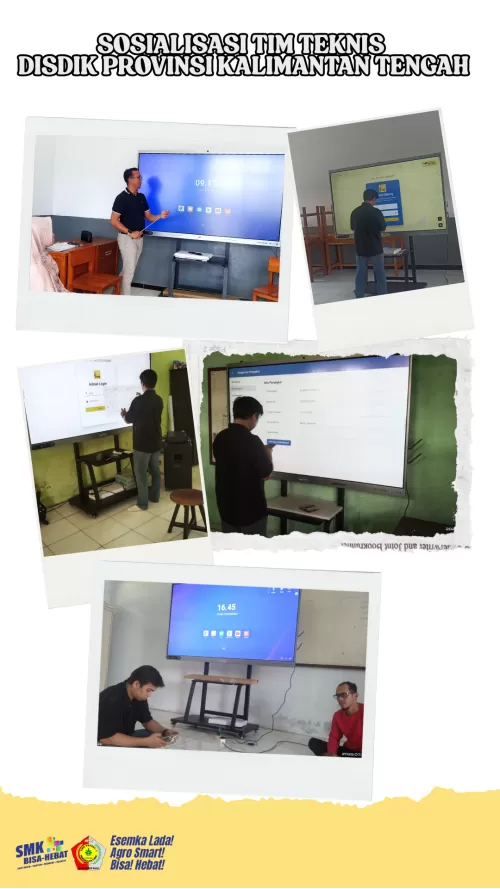 Sosialisasi Tim Teknis Rakindo Disdik Provinsi Kalteng di SMK Negeri-1 Pangkalan Lada