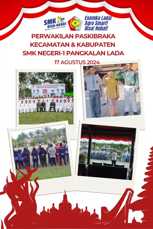 Siswa SMK Negeri 1 Pangkalan Lada Sukses Jalankan Tugas Paskibraka Kecamatan dan Kabupaten