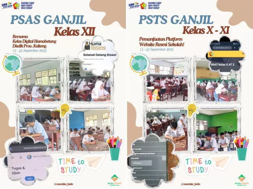 Pelaksanaan PSTS & PSAS Berbasis Barcode, Kelas XII Gunakan kelashumabetang.id