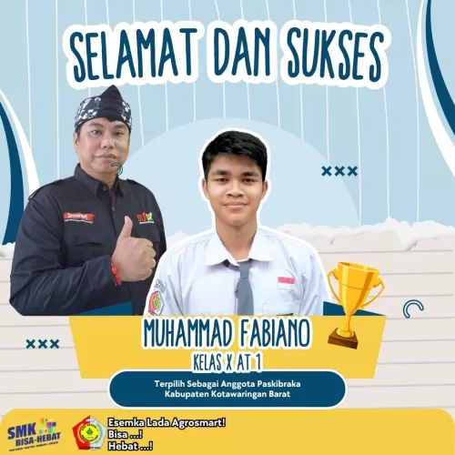Siswa SMK Negeri 1 Pangkalan Lada Terpilih Menjadi Anggota Paskibraka Kabupaten Kotawaringin Barat Tahun 2025
