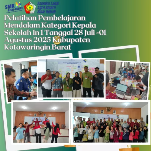 Pelatihan Pembelajaran Mendalam Kategori Kepala Sekolah In 1 Tanggal 28 Juli s.d 01 Agustus 2025  Kabupaten Kotawaringin Barat