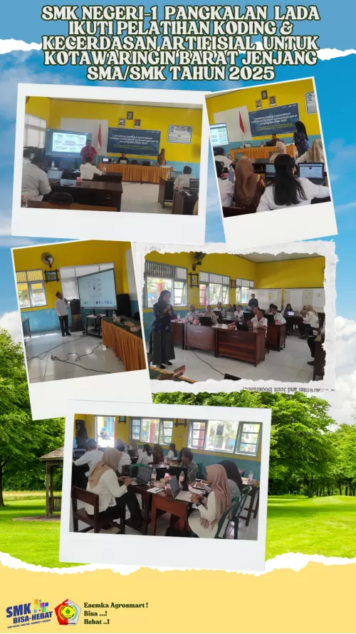 SMK Negeri 1 Pangkalan Lada Ikuti Pelatihan Koding dan Kecerdasan Artifisial (KKA)