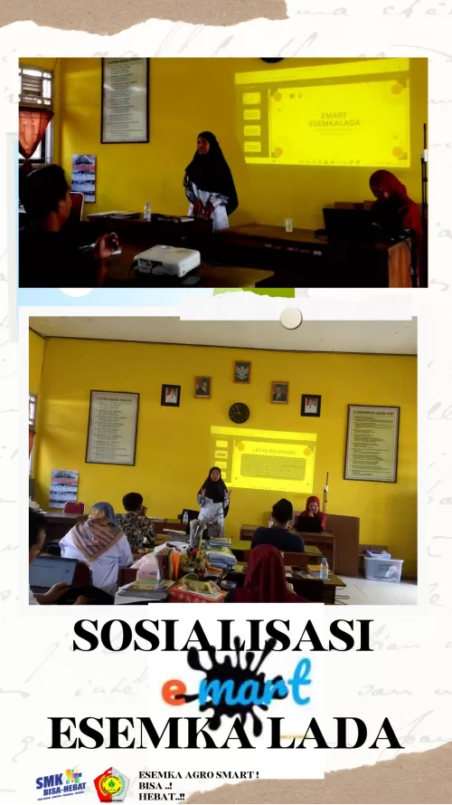Sosialisasi Project Team E-Mart: Membangun Jiwa Wirausaha Sejak Dini di SMK Negeri 1 Pangkalan Lada